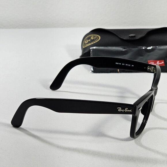 Ray-Ban Original Wayfarer RB2140 Italy Black Frames with Case 50-22 - Picture 8 of 12